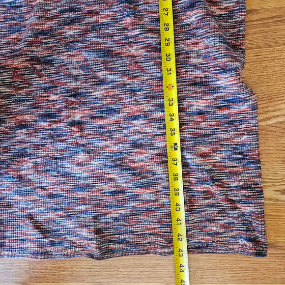 Madewell Long Sleeve Spacedye Midi Dress Size Large - Picture 4 of 6